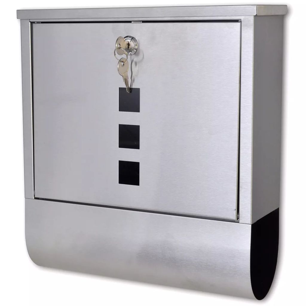 Stainless Steel Mailbox- Post Boxes - HomeShopIreland - Home Shop Ireland - Post Boxes - Stainless Steel Mailbox