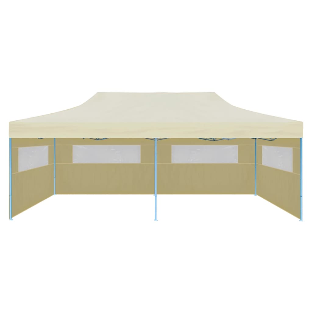 Cream Foldable Pop-up Party Tent 3 x 6 m- Canopies & Gazebos - HomeShopIreland - Home Shop Ireland - Canopies & Gazebos - Cream Foldable Pop-up Party Tent 3 x 6 m
