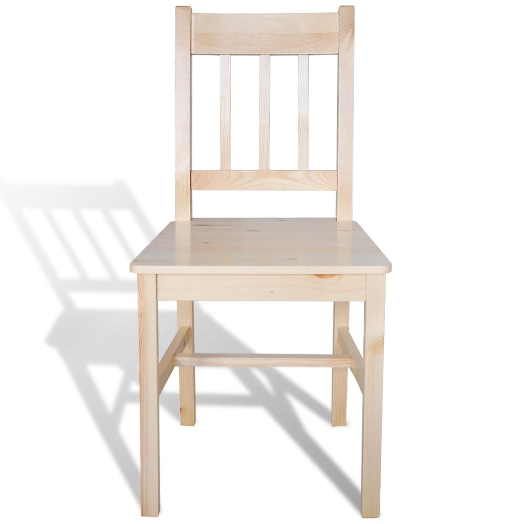 Dining Chairs 6 pcs Pinewood- Kitchen & Dining Room Chairs - HomeShopIreland - Home Shop Ireland - Kitchen & Dining Room Chairs - Dining Chairs 6 pcs Pinewood