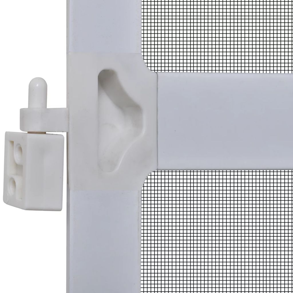 White Hinged Insect Screen for Doors 100 x 215 cm- Home Doors - HomeShopIreland - Home Shop Ireland - Home Doors - White Hinged Insect Screen for Doors 100 x 215 cm
