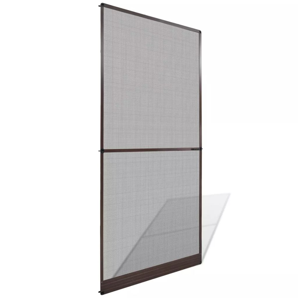 Brown Hinged Insect Screen for Doors 100 x 215 cm- Home Doors - HomeShopIreland - Home Shop Ireland - Home Doors - Brown Hinged Insect Screen for Doors 100 x 215 cm