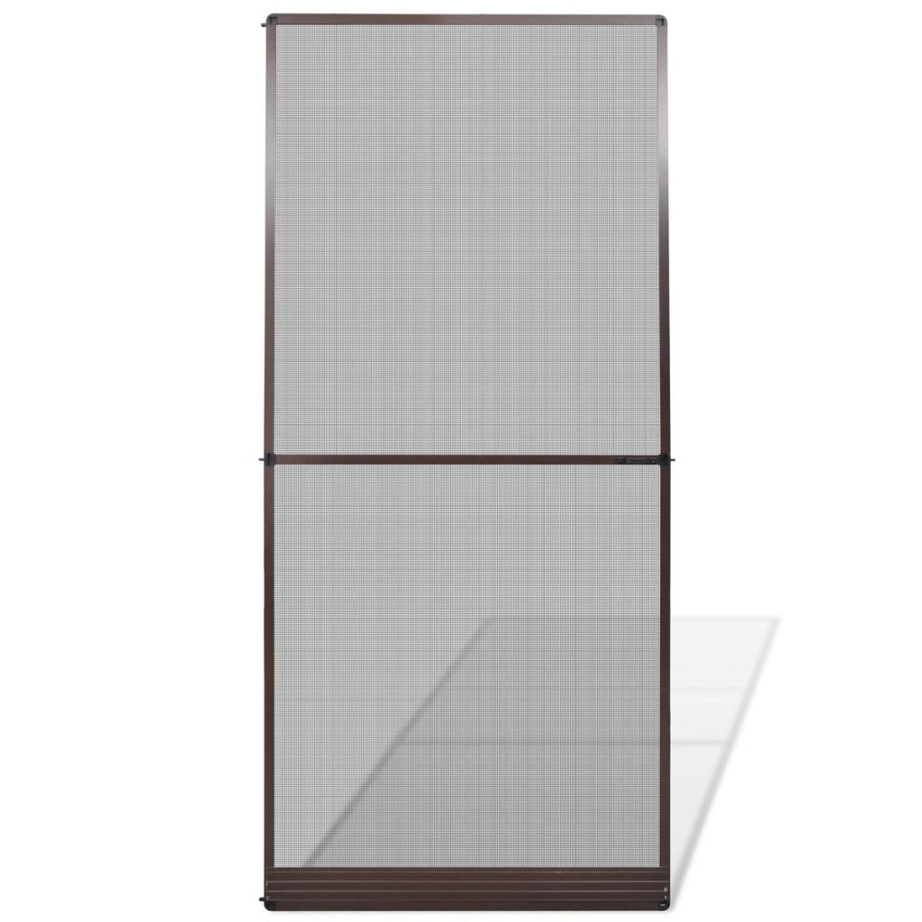 Brown Hinged Insect Screen for Doors 100 x 215 cm- Home Doors - HomeShopIreland - Home Shop Ireland - Home Doors - Brown Hinged Insect Screen for Doors 100 x 215 cm
