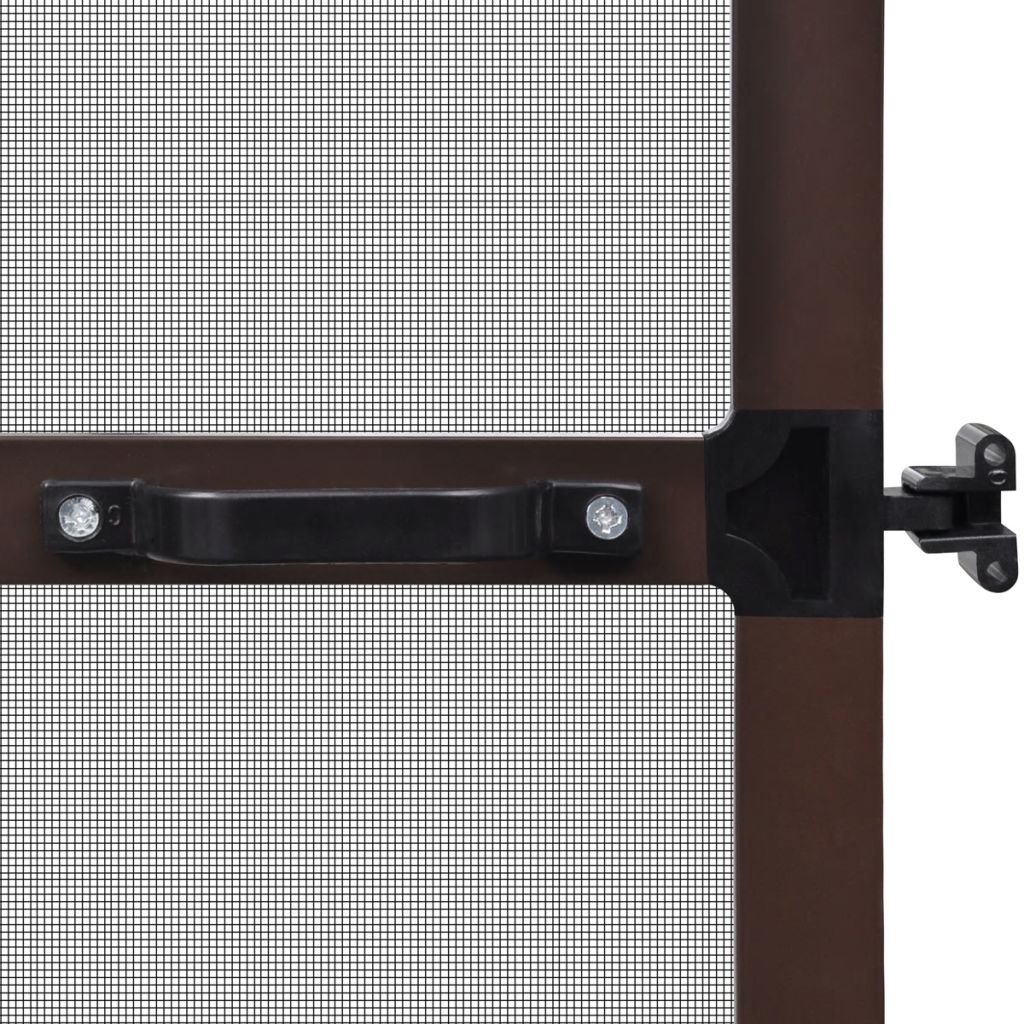 Brown Hinged Insect Screen for Doors 100 x 215 cm- Home Doors - HomeShopIreland - Home Shop Ireland - Home Doors - Brown Hinged Insect Screen for Doors 100 x 215 cm
