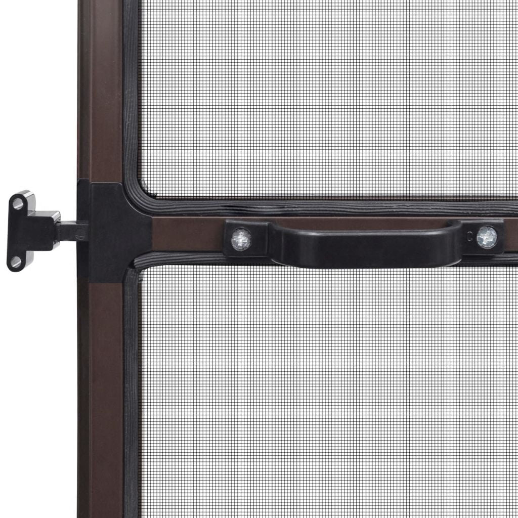 Brown Hinged Insect Screen for Doors 100 x 215 cm- Home Doors - HomeShopIreland - Home Shop Ireland - Home Doors - Brown Hinged Insect Screen for Doors 100 x 215 cm