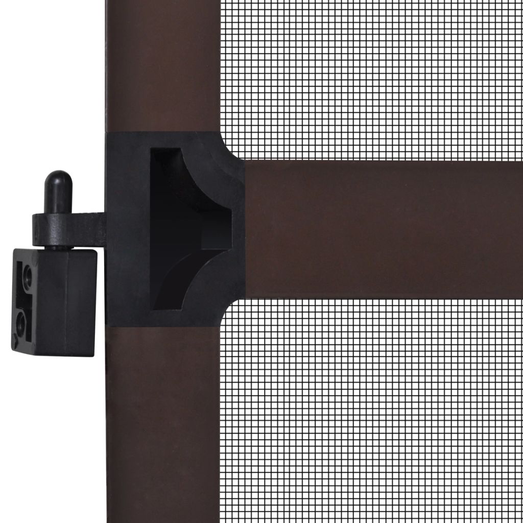 Brown Hinged Insect Screen for Doors 100 x 215 cm- Home Doors - HomeShopIreland - Home Shop Ireland - Home Doors - Brown Hinged Insect Screen for Doors 100 x 215 cm