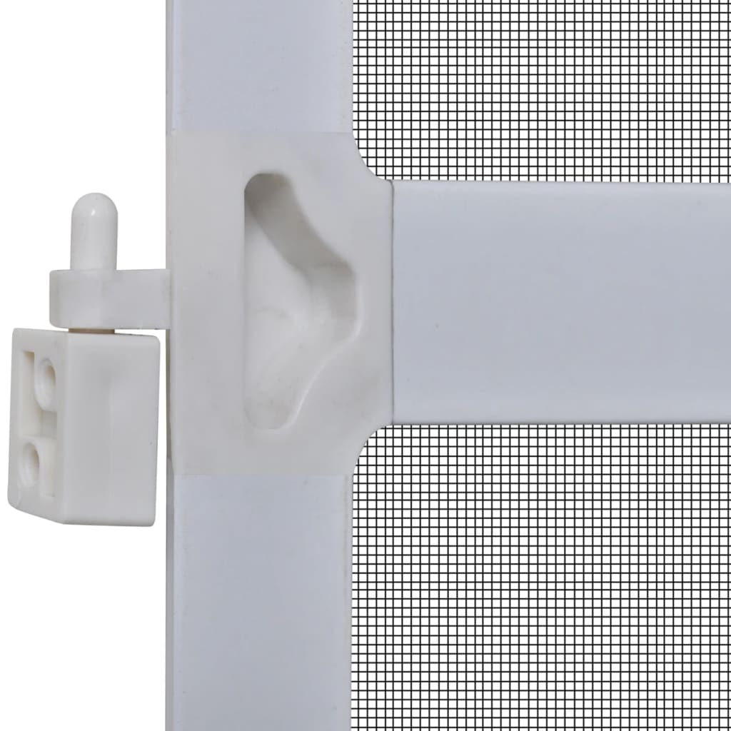 White Hinged Insect Screen for Doors 120 x 240 cm- Home Doors - HomeShopIreland - Home Shop Ireland - Home Doors - White Hinged Insect Screen for Doors 120 x 240 cm