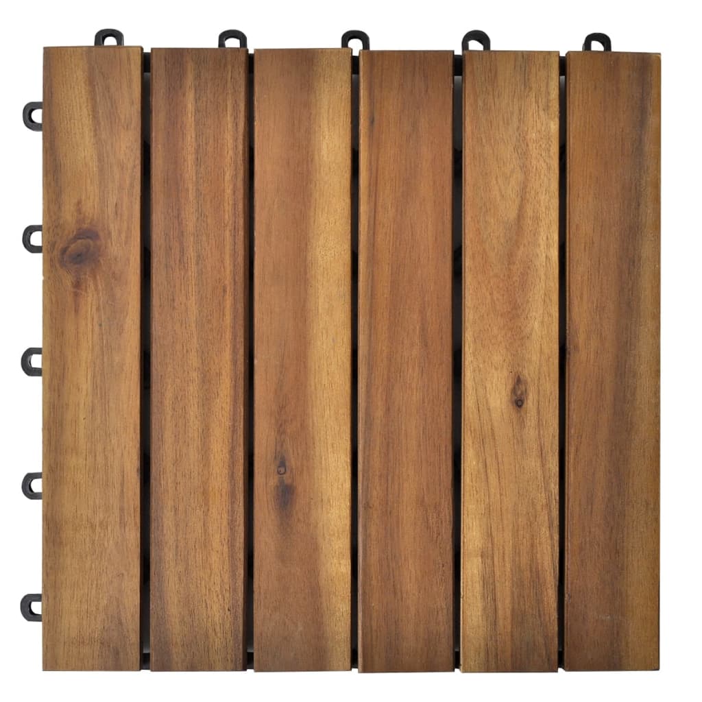 10 Hardwood Decking Tiles 
