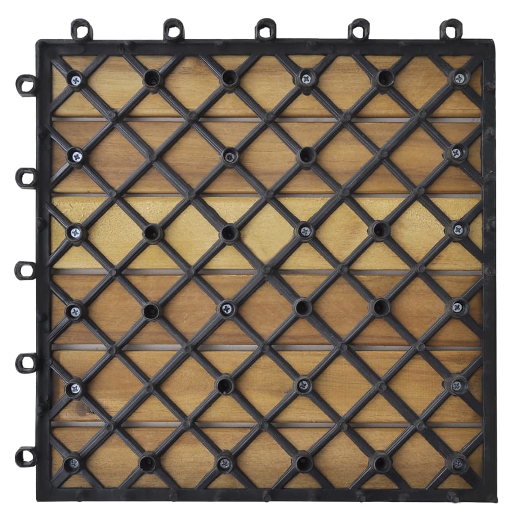 10 Hardwood Decking Tiles 