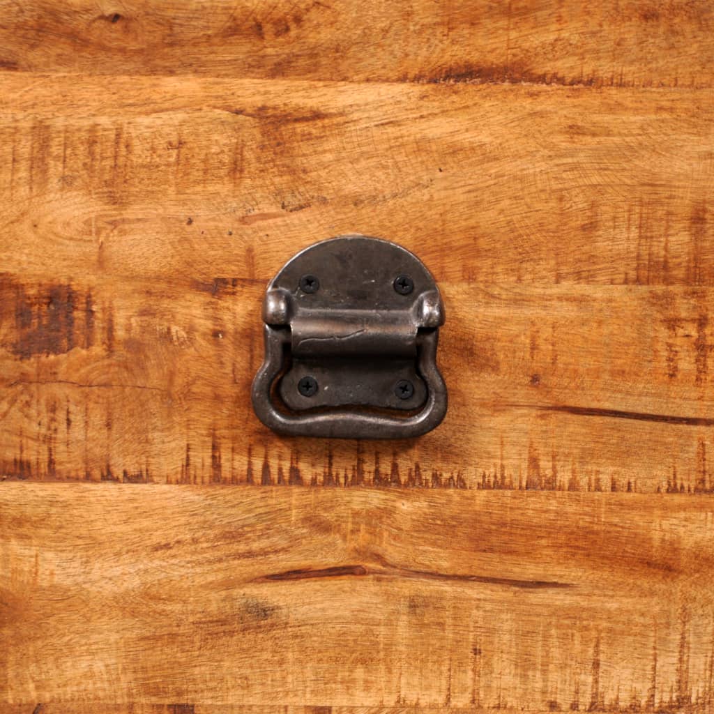 Storage Chest Cubic Rough Mango Wood- Storage Chests - HomeShopIreland - Home Shop Ireland - Storage Chests - Storage Chest Cubic Rough Mango Wood
