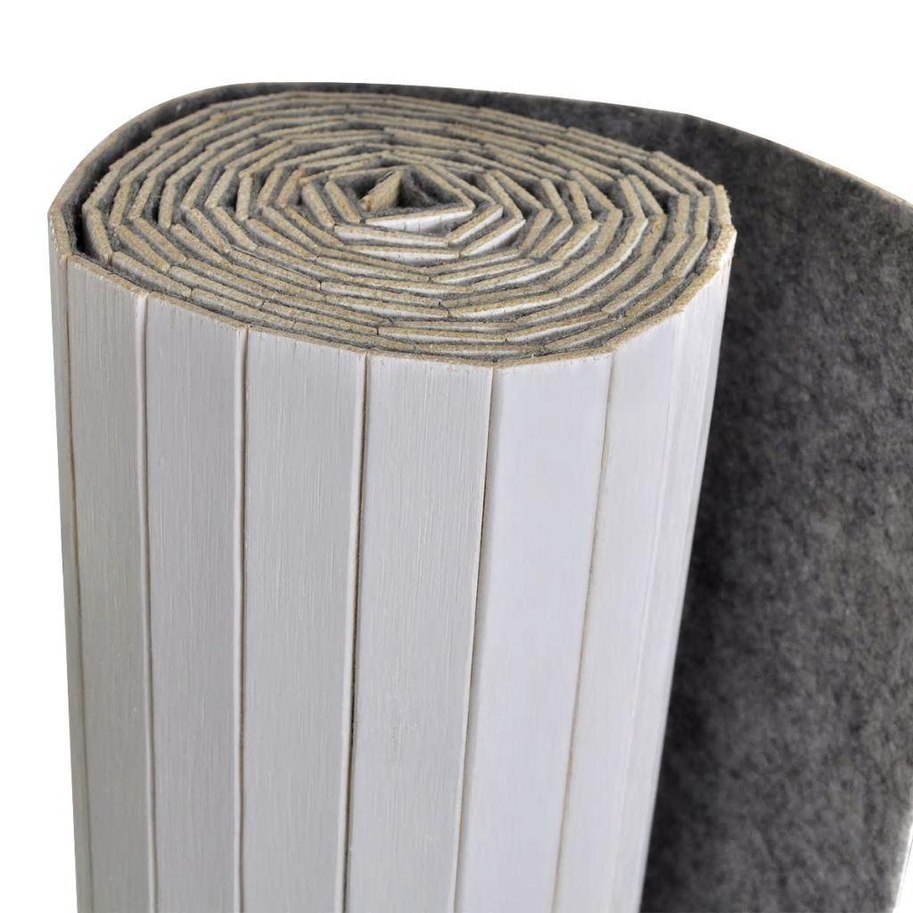 Room Divider Bamboo White 250x165 cm- Room Dividers - HomeShopIreland - Home Shop Ireland - Room Dividers - Room Divider Bamboo White 250x165 cm