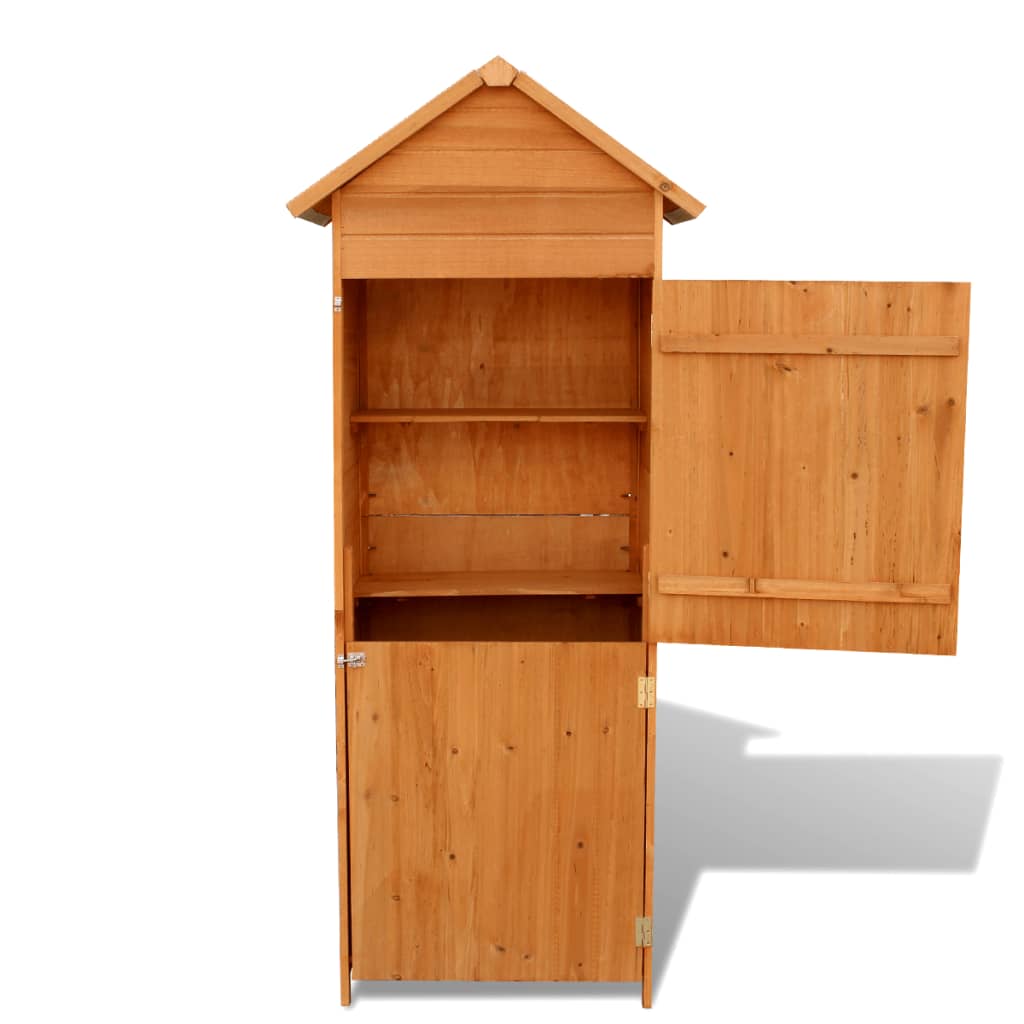 Garden Storage Cabinet Brown 79x49x190 cm- Outdoor Storage Boxes - HomeShopIreland - Home Shop Ireland - Outdoor Storage Boxes - Garden Storage Cabinet Brown 79x49x190 cm