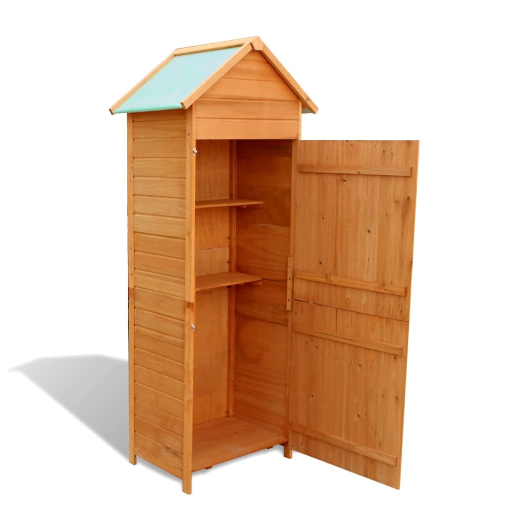 Garden Storage Cabinet Brown 79x49x190 cm- Outdoor Storage Boxes - HomeShopIreland - Home Shop Ireland - Outdoor Storage Boxes - Garden Storage Cabinet Brown 79x49x190 cm