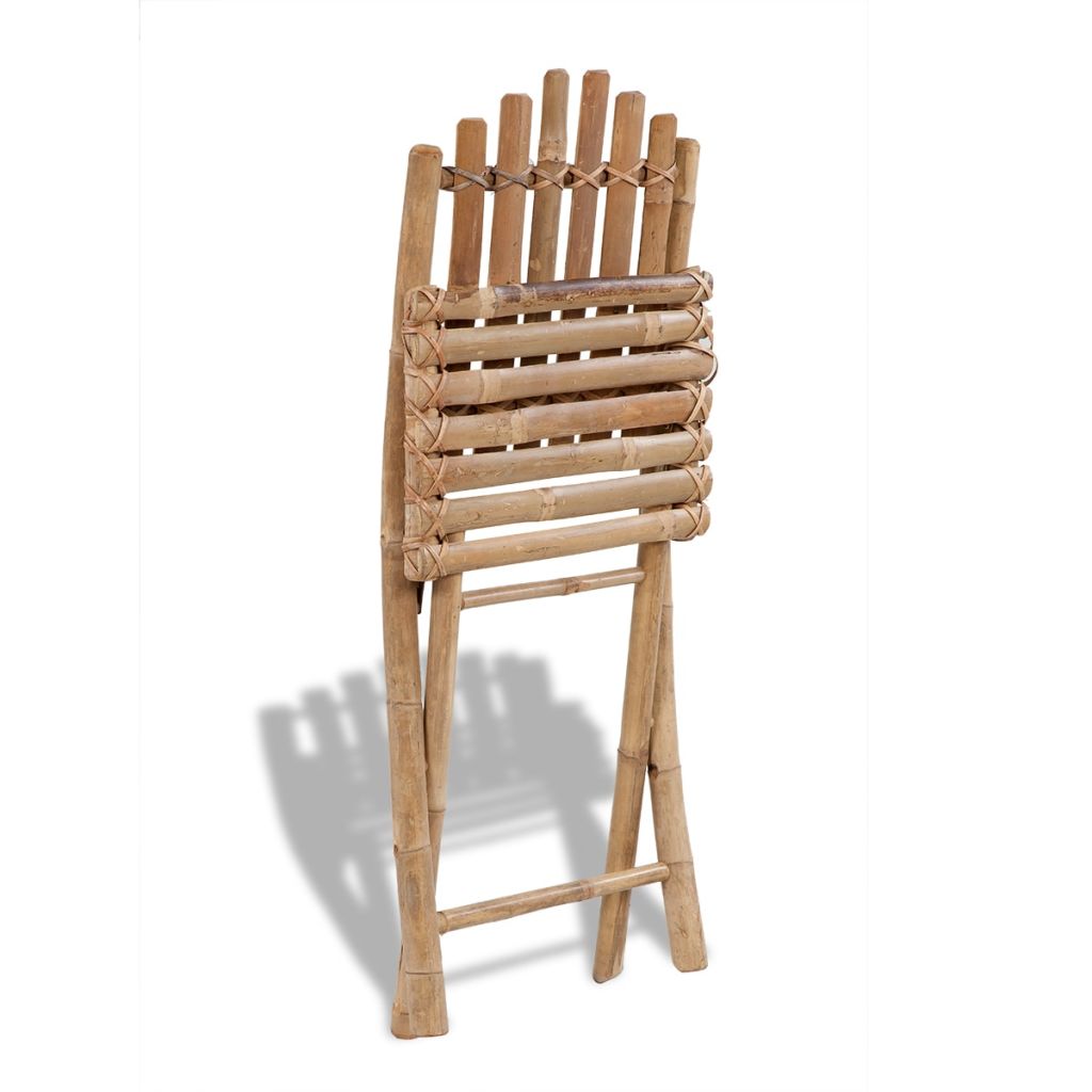 Foldable Outdoor Chairs Bamboo 4 pcs- Outdoor Chairs - HomeShopIreland - Home Shop Ireland - Outdoor Chairs - Foldable Outdoor Chairs Bamboo 4 pcs