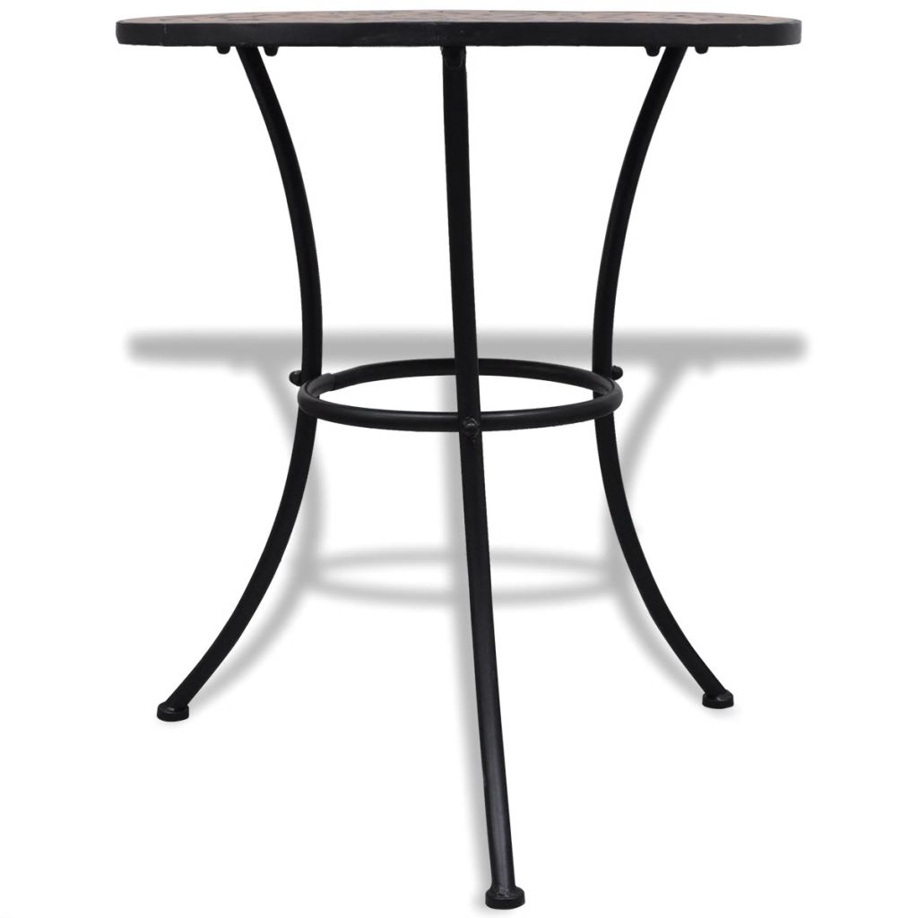 3 Piece Bistro Set Ceramic Tile Terracotta- Outdoor Furniture Sets - HomeShopIreland - Home Shop Ireland - Outdoor Furniture Sets - 3 Piece Bistro Set Ceramic Tile Terracotta