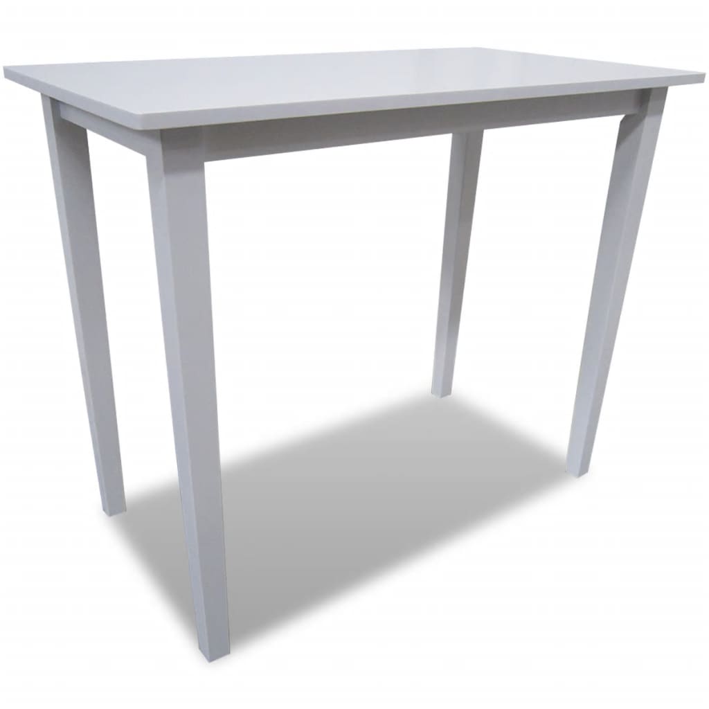 Wooden Bar Table White- Kitchen & Dining Room Tables - HomeShopIreland - Home Shop Ireland - Kitchen & Dining Room Tables - Wooden Bar Table White