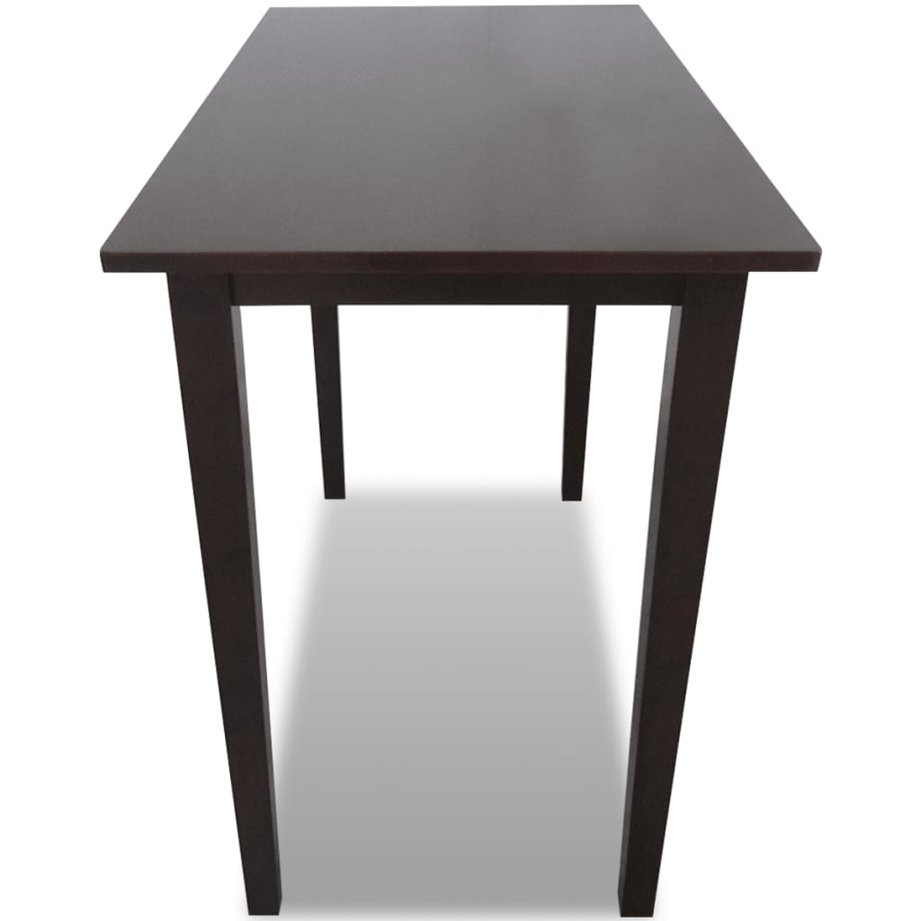 Wooden Bar Table Brown- Kitchen & Dining Room Tables - HomeShopIreland - Home Shop Ireland - Kitchen & Dining Room Tables - Wooden Bar Table Brown