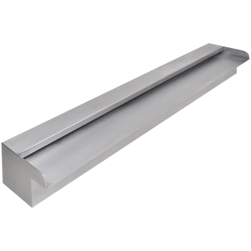 Rectangular Waterfall Pool Fountain Stainless Steel 90 cm- Fountains & Waterfalls - HomeShopIreland - Home Shop Ireland - Fountains & Waterfalls - Rectangular Waterfall Pool Fountain Stainless Steel 90 cm