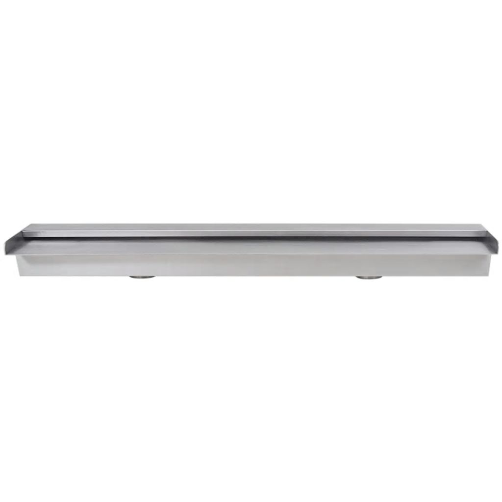 Rectangular Waterfall Pool Fountain Stainless Steel 90 cm- Fountains & Waterfalls - HomeShopIreland - Home Shop Ireland - Fountains & Waterfalls - Rectangular Waterfall Pool Fountain Stainless Steel 90 cm
