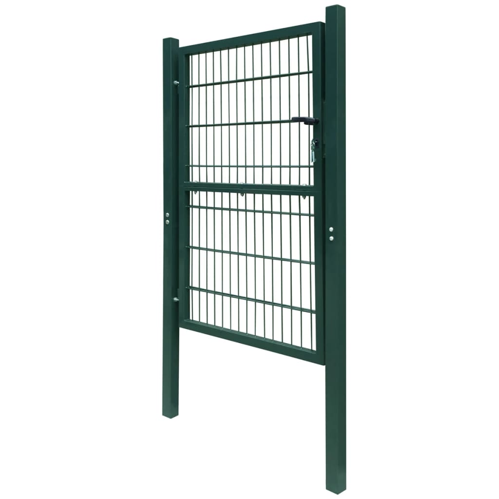 2D Fence Gate (Single) Green 106 x 210 cm- Gates - HomeShopIreland - Home Shop Ireland - Gates - 2D Fence Gate (Single) Green 106 x 210 cm