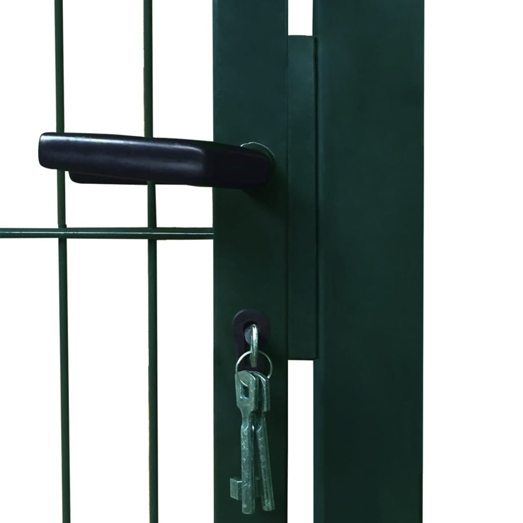 2D Fence Gate (Single) Green 106 x 210 cm- Gates - HomeShopIreland - Home Shop Ireland - Gates - 2D Fence Gate (Single) Green 106 x 210 cm
