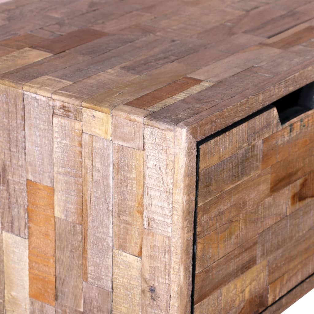 Console Table with 3 Drawers Reclaimed Teak Wood- End Tables - HomeShopIreland - Home Shop Ireland - End Tables - Console Table with 3 Drawers Reclaimed Teak Wood