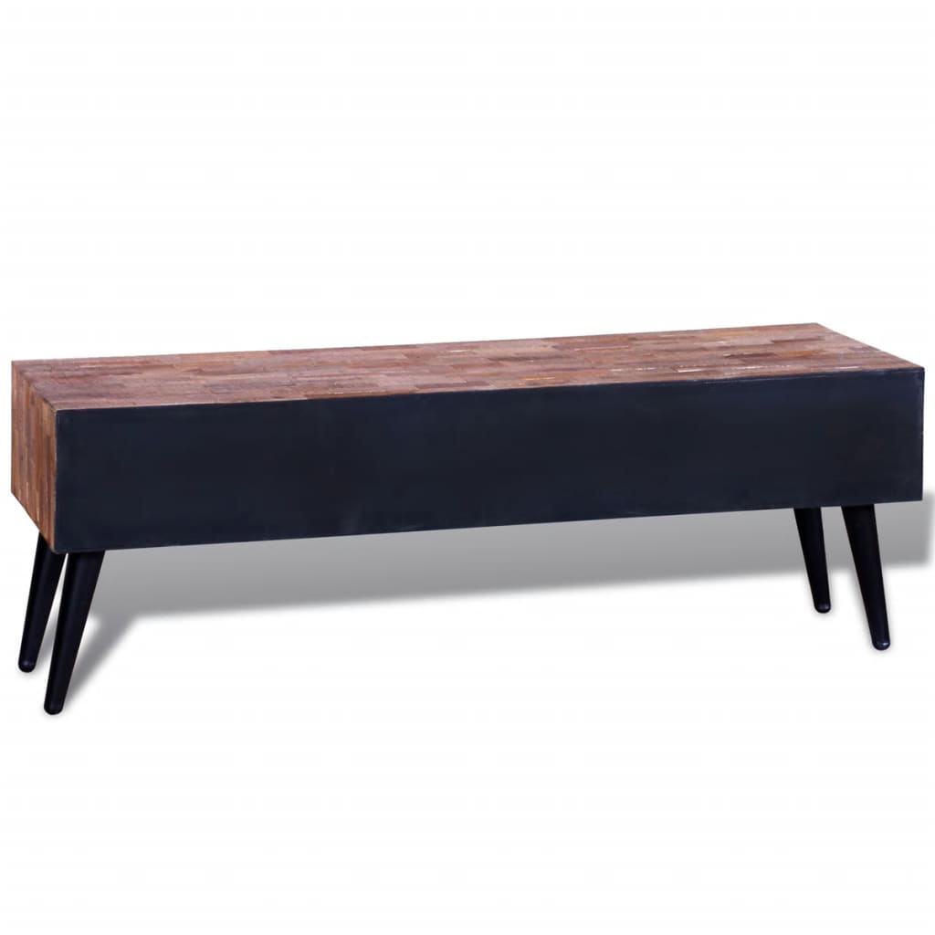 Console TV Cabinet with 4 Drawers Reclaimed Teak- Entertainment Centres & TV Stands - HomeShopIreland - Home Shop Ireland - Entertainment Centres & TV Stands - Console TV Cabinet with 4 Drawers Reclaimed Teak