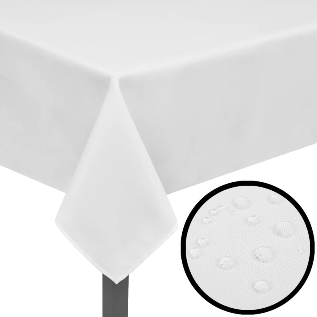 5 Tablecloths White 100 x 100 cm- Slipcovers - HomeShopIreland - Home Shop Ireland - Slipcovers - 5 Tablecloths White 100 x 100 cm
