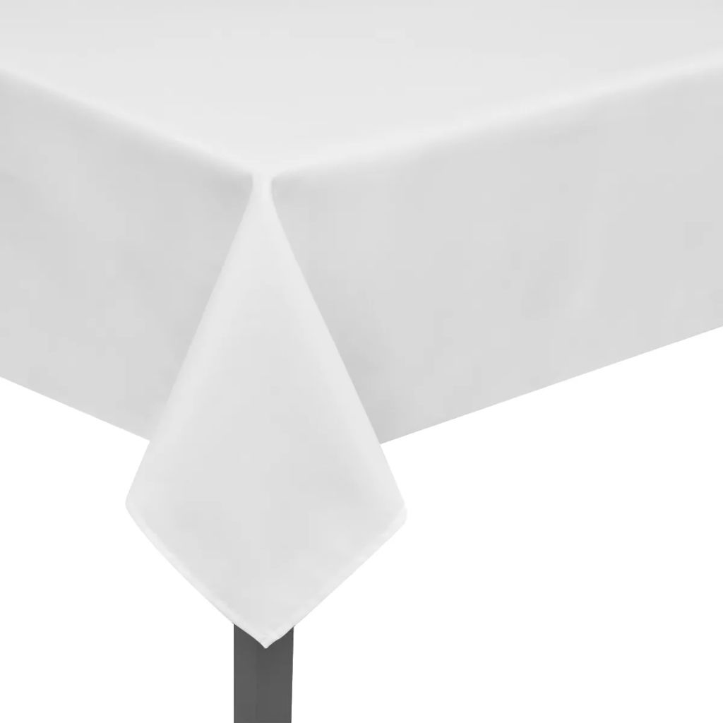 5 Tablecloths White 100 x 100 cm- Slipcovers - HomeShopIreland - Home Shop Ireland - Slipcovers - 5 Tablecloths White 100 x 100 cm