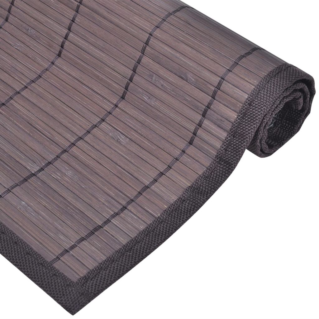 6 Bamboo Placemats 30 x 45 cm Dark Brown- Placemats - HomeShopIreland - Home Shop Ireland - Placemats - 6 Bamboo Placemats 30 x 45 cm Dark Brown