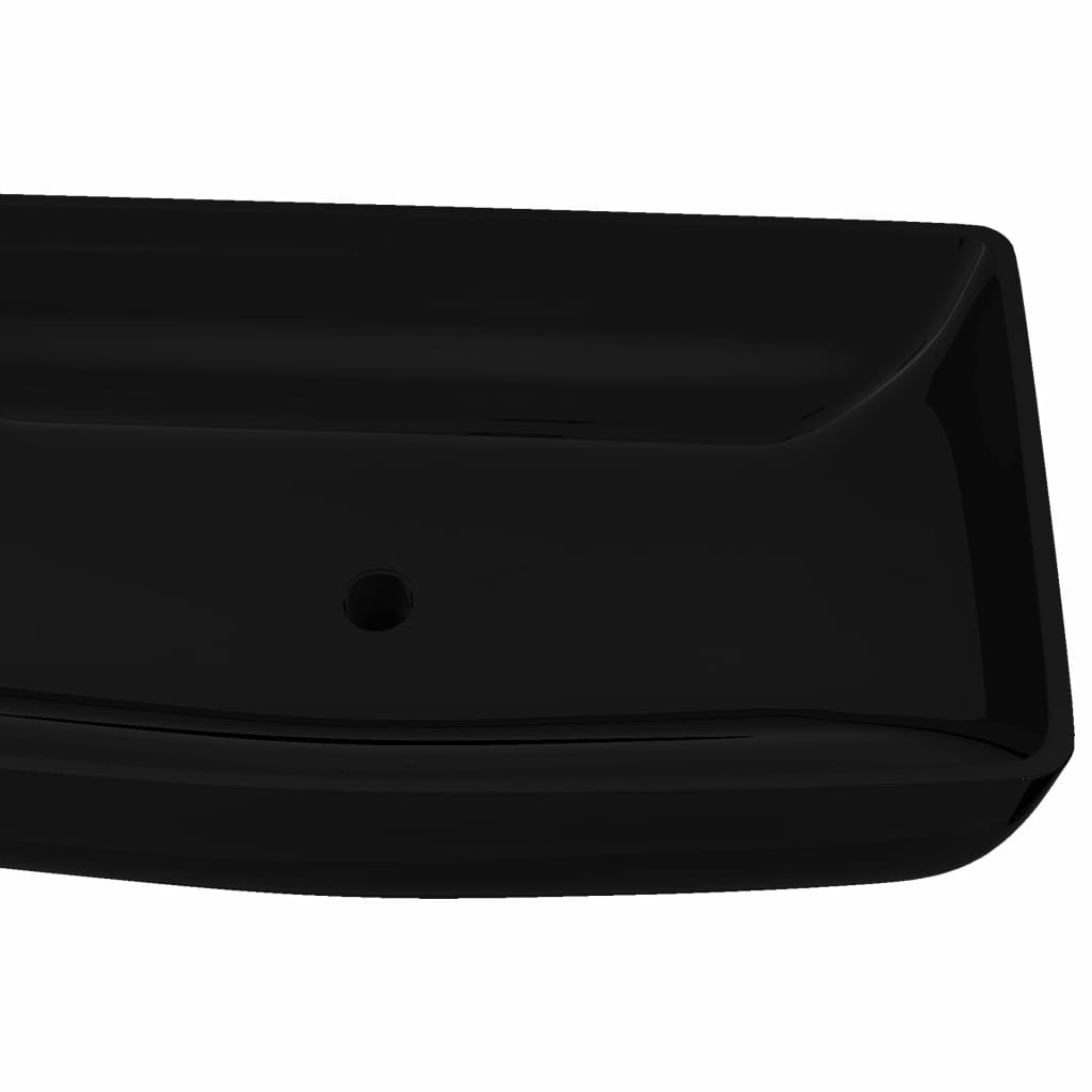 Ceramic Bathroom Sink Basin Black Rectangular- Bathroom Basins - HomeShopIreland - Home Shop Ireland - Bathroom Basins - Ceramic Bathroom Sink Basin Black Rectangular