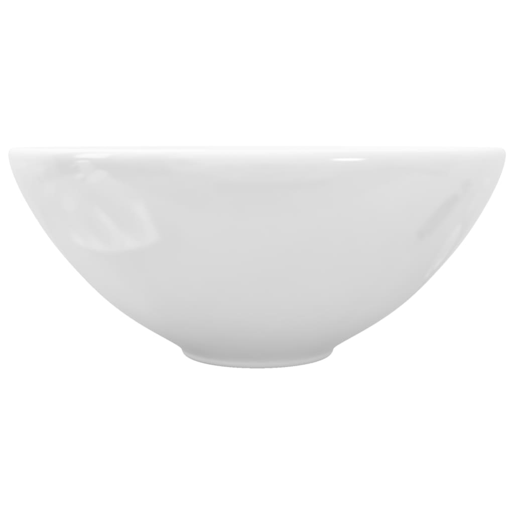 Ceramic Bathroom Sink Basin White Round- Bathroom Basins - HomeShopIreland - Home Shop Ireland - Bathroom Basins - Ceramic Bathroom Sink Basin White Round