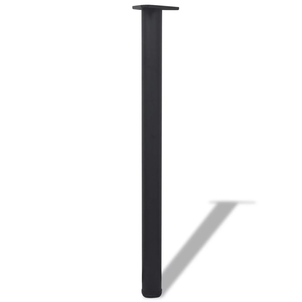 4 Height Adjustable Table Legs Black 870 mm- Table Legs - HomeShopIreland - Home Shop Ireland - Table Legs - 4 Height Adjustable Table Legs Black 870 mm