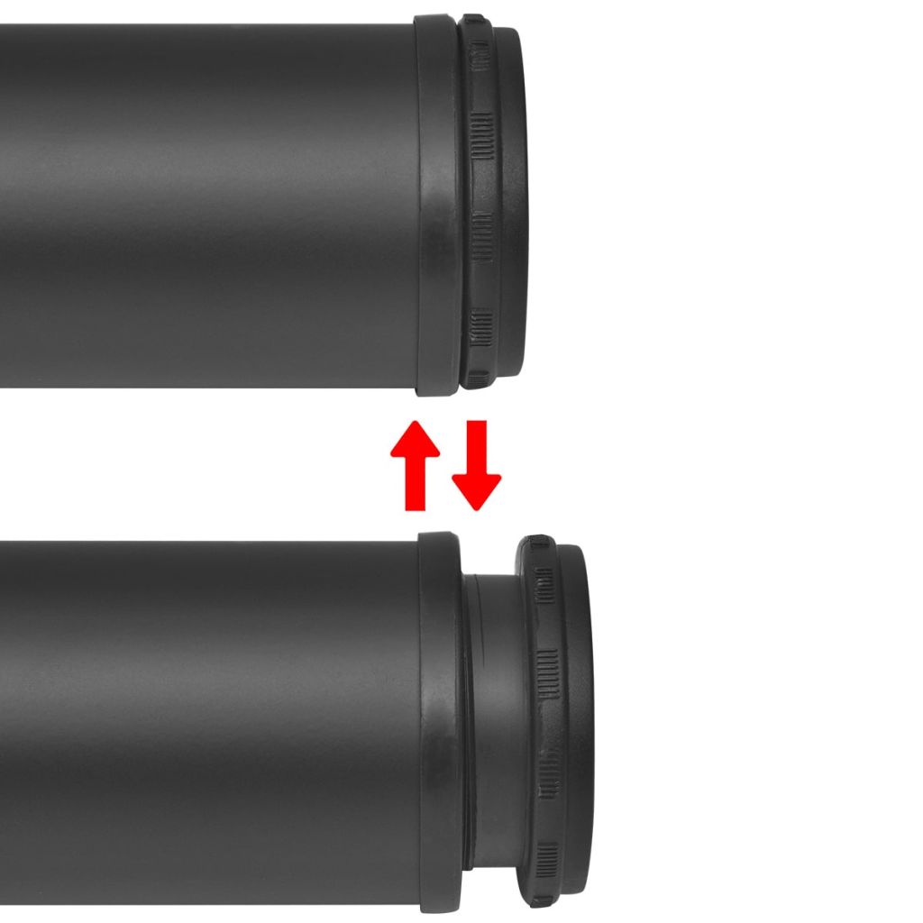 4 Height Adjustable Table Legs Black 870 mm- Table Legs - HomeShopIreland - Home Shop Ireland - Table Legs - 4 Height Adjustable Table Legs Black 870 mm