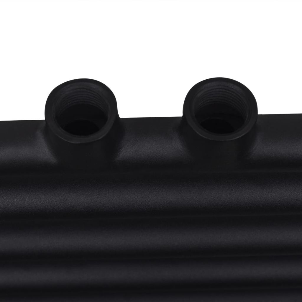 Black Bathroom Central Heating Towel Rail Radiator 500x1160mm- Heating Radiators - HomeShopIreland - Home Shop Ireland - Heating Radiators - Black Bathroom Central Heating Towel Rail Radiator 500x1160mm