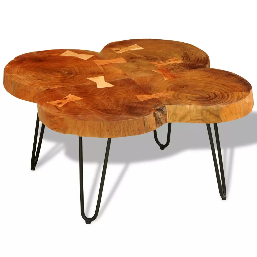 Coffee Table 35 cm 4 Trunks Solid Sheesham Wood- Coffee Tables - HomeShopIreland - Home Shop Ireland - Coffee Tables - Coffee Table 35 cm 4 Trunks Solid Sheesham Wood
