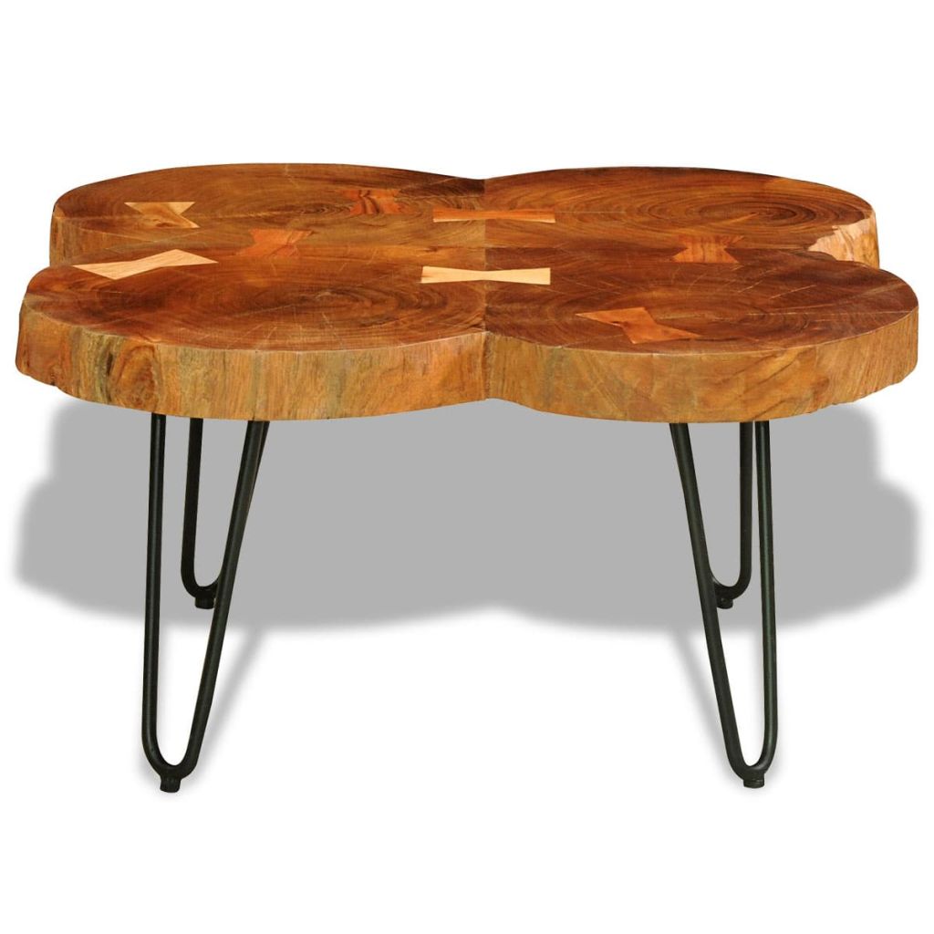 Coffee Table 35 cm 4 Trunks Solid Sheesham Wood- Coffee Tables - HomeShopIreland - Home Shop Ireland - Coffee Tables - Coffee Table 35 cm 4 Trunks Solid Sheesham Wood