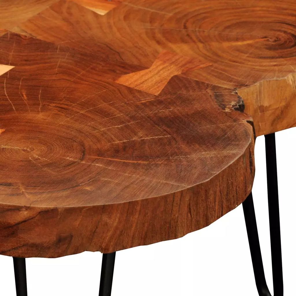 Coffee Table 35 cm 4 Trunks Solid Sheesham Wood- Coffee Tables - HomeShopIreland - Home Shop Ireland - Coffee Tables - Coffee Table 35 cm 4 Trunks Solid Sheesham Wood