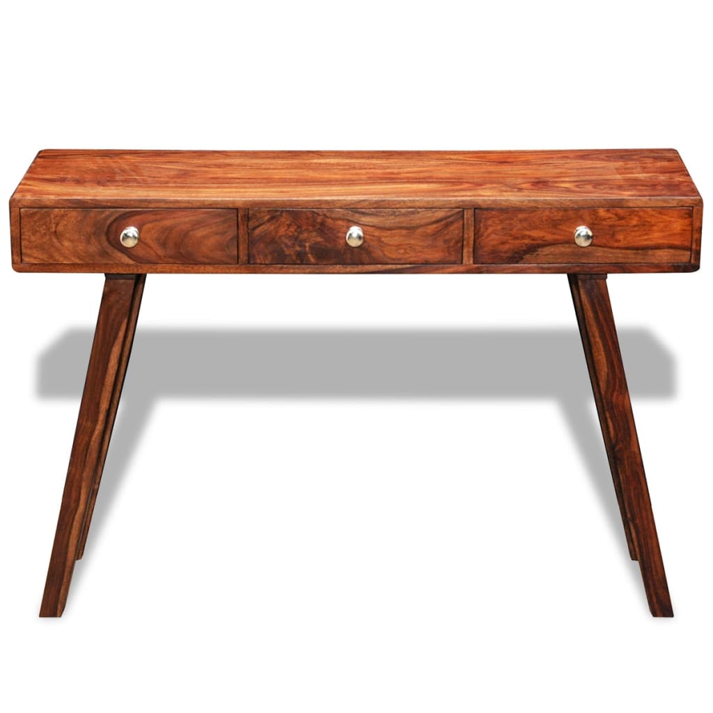 Console Table with 3 Drawers 76 cm Solid Sheesham Wood- End Tables - HomeShopIreland - Home Shop Ireland - End Tables - Console Table with 3 Drawers 76 cm Solid Sheesham Wood
