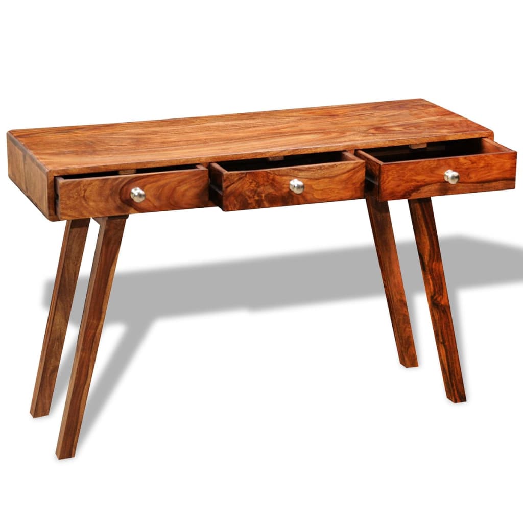 Console Table with 3 Drawers 76 cm Solid Sheesham Wood- End Tables - HomeShopIreland - Home Shop Ireland - End Tables - Console Table with 3 Drawers 76 cm Solid Sheesham Wood