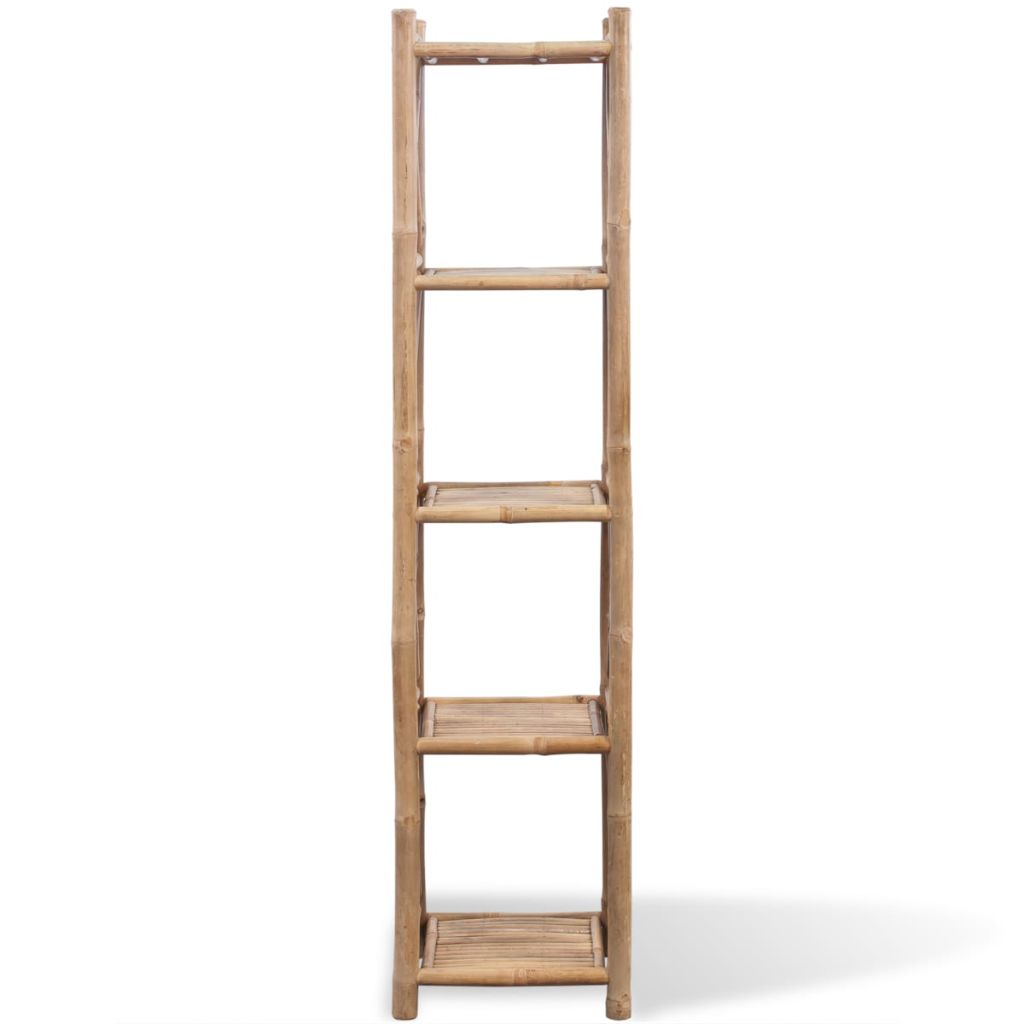5-Tier Square Bamboo Shelf- Bookcases & Standing Shelves - HomeShopIreland - Home Shop Ireland - Bookcases & Standing Shelves - 5-Tier Square Bamboo Shelf