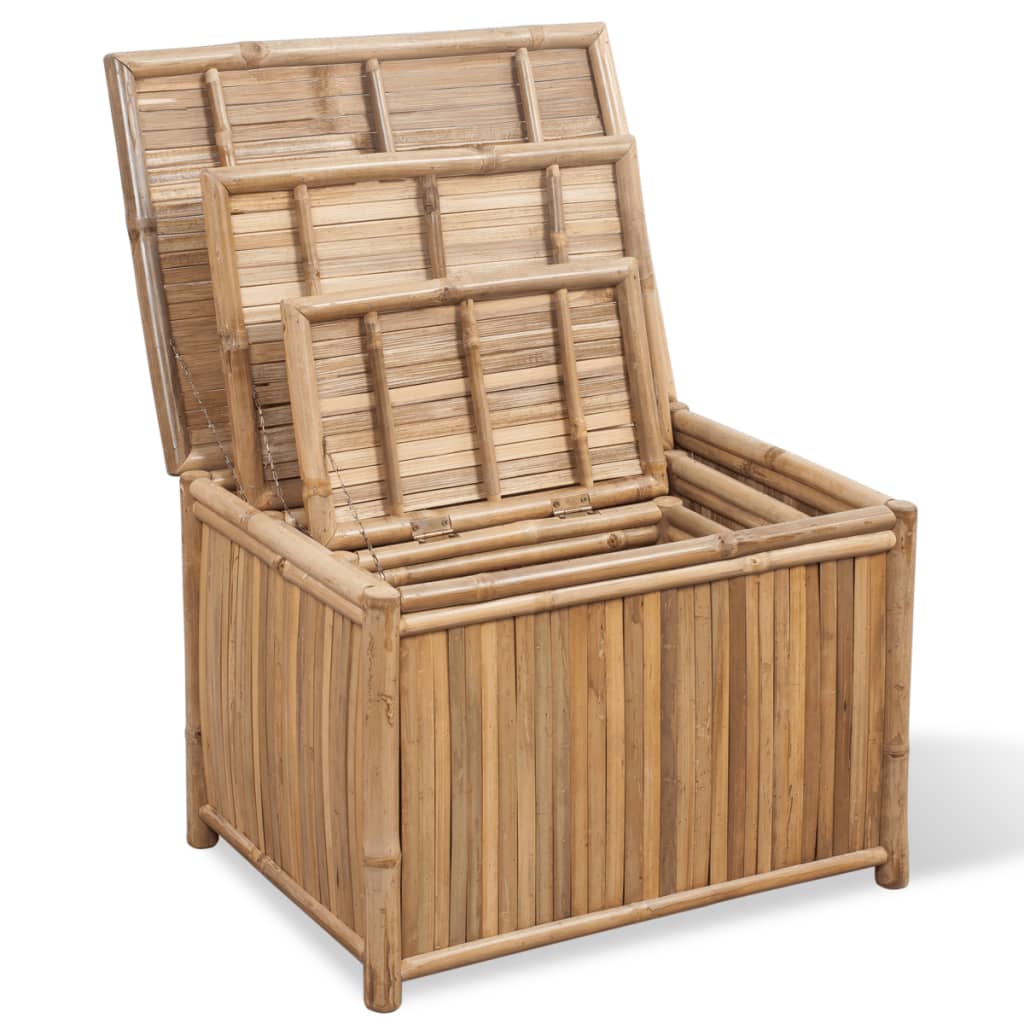 Storage Boxes 3 pcs Bamboo- Storage Chests - HomeShopIreland - Home Shop Ireland - Storage Chests - Storage Boxes 3 pcs Bamboo
