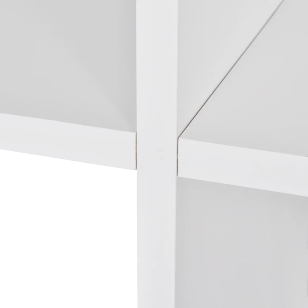 Staircase Bookcase/Display Shelf 107 cm White- Bookcases & Standing Shelves - HomeShopIreland - Home Shop Ireland - Bookcases & Standing Shelves - Staircase Bookcase/Display Shelf 107 cm White