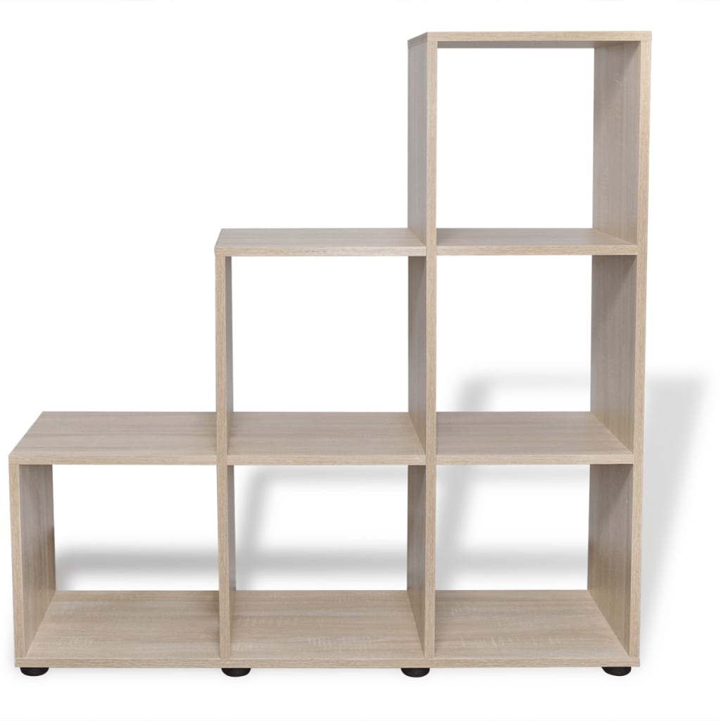 Staircase Bookcase/Display Shelf 107 cm Oak- Bookcases & Standing Shelves - HomeShopIreland - Home Shop Ireland - Bookcases & Standing Shelves - Staircase Bookcase/Display Shelf 107 cm Oak