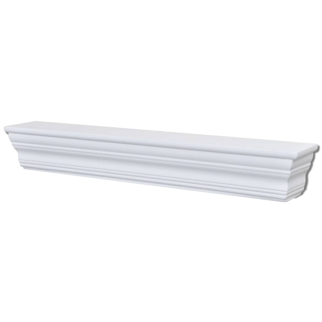 Wall Shelves Aaliyah 2 pcs White- Wall Shelves & Ledges - HomeShopIreland - Home Shop Ireland - Wall Shelves & Ledges - Wall Shelves Aaliyah 2 pcs White