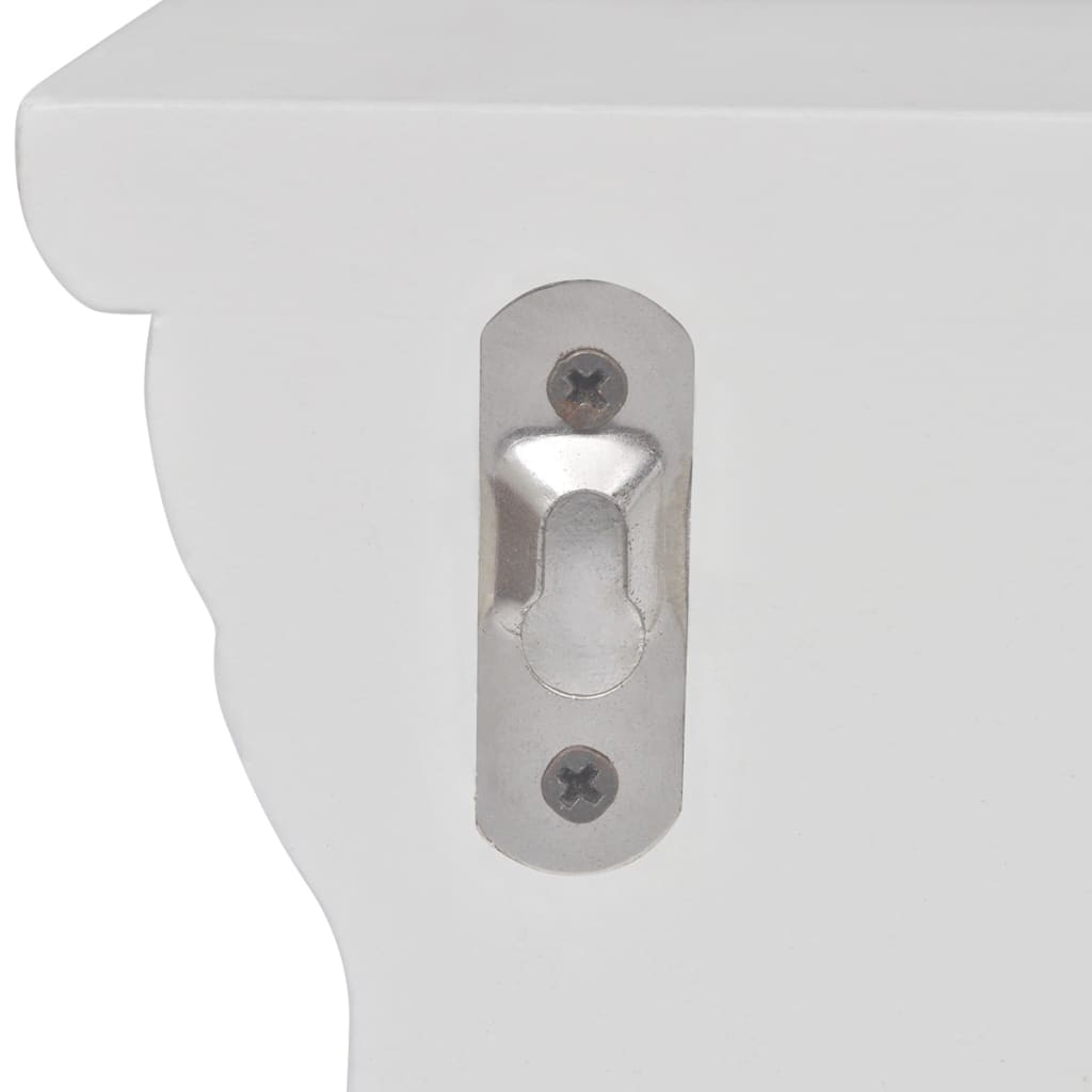 Wall Shelves Aaliyah 2 pcs White- Wall Shelves & Ledges - HomeShopIreland - Home Shop Ireland - Wall Shelves & Ledges - Wall Shelves Aaliyah 2 pcs White
