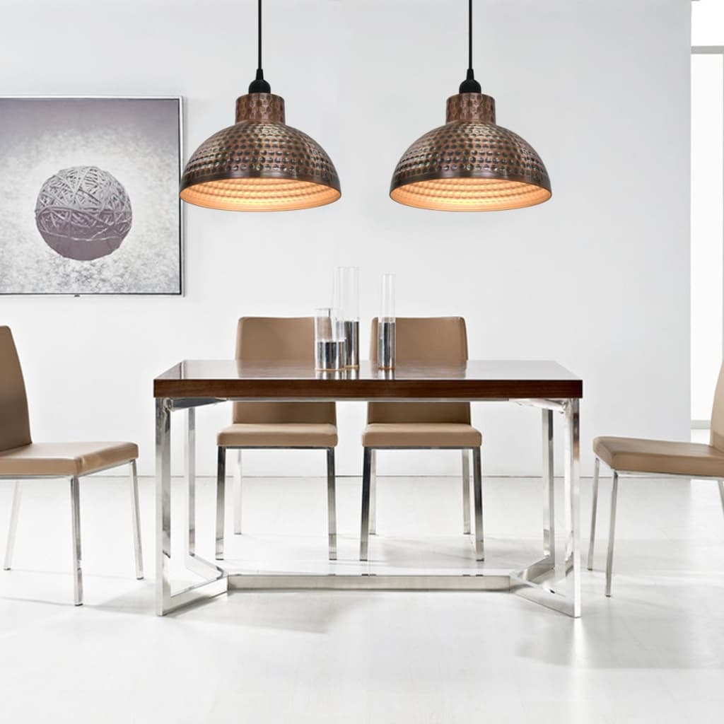 Ceiling Lamps 2 pcs Semi-spherical Copper Colour- Lamps - HomeShopIreland - Home Shop Ireland - Lamps - Ceiling Lamps 2 pcs Semi-spherical Copper Colour