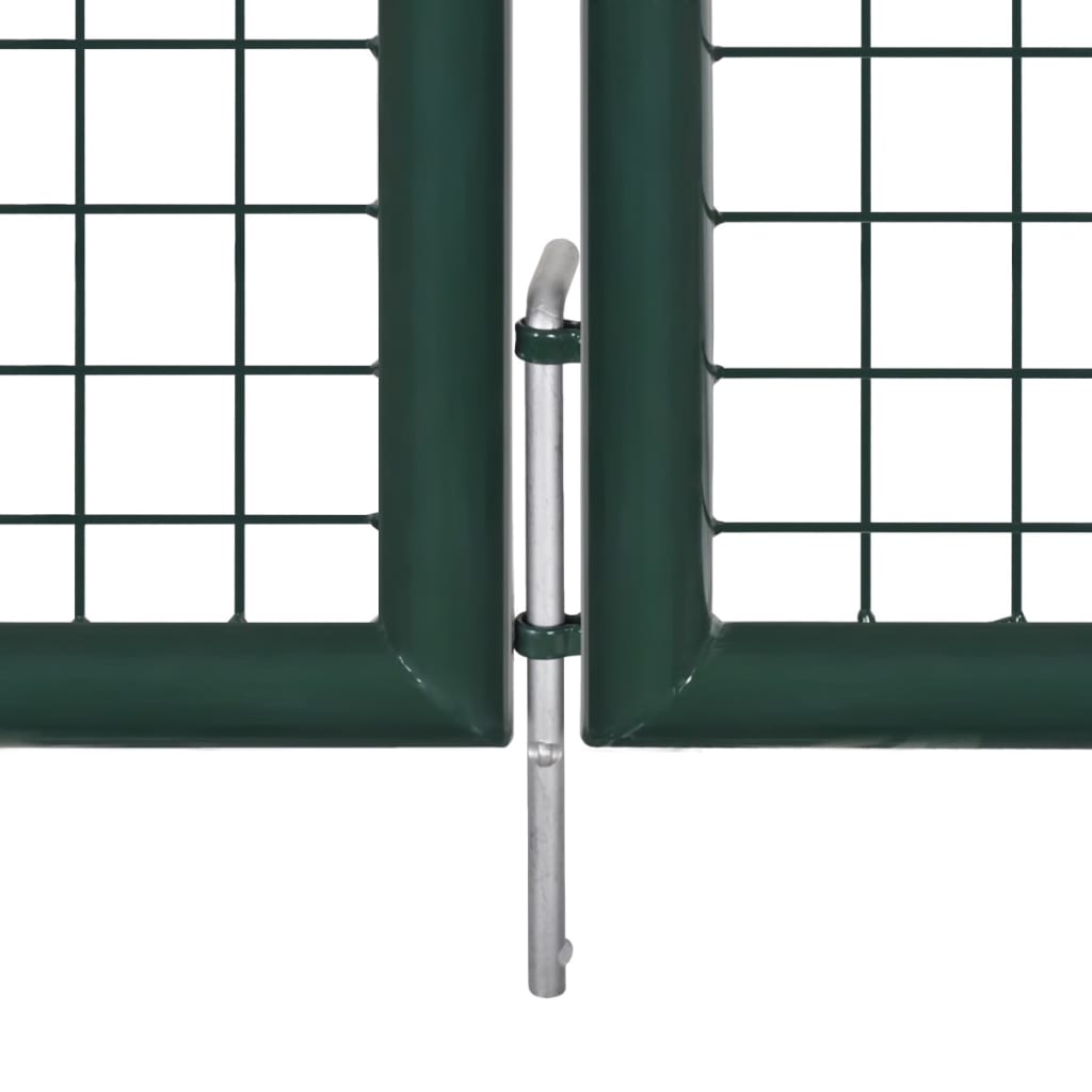 Double Door Fence Gate Powder-Coated Steel- Gates - HomeShopIreland - Home Shop Ireland - Gates - Double Door Fence Gate Powder-Coated Steel