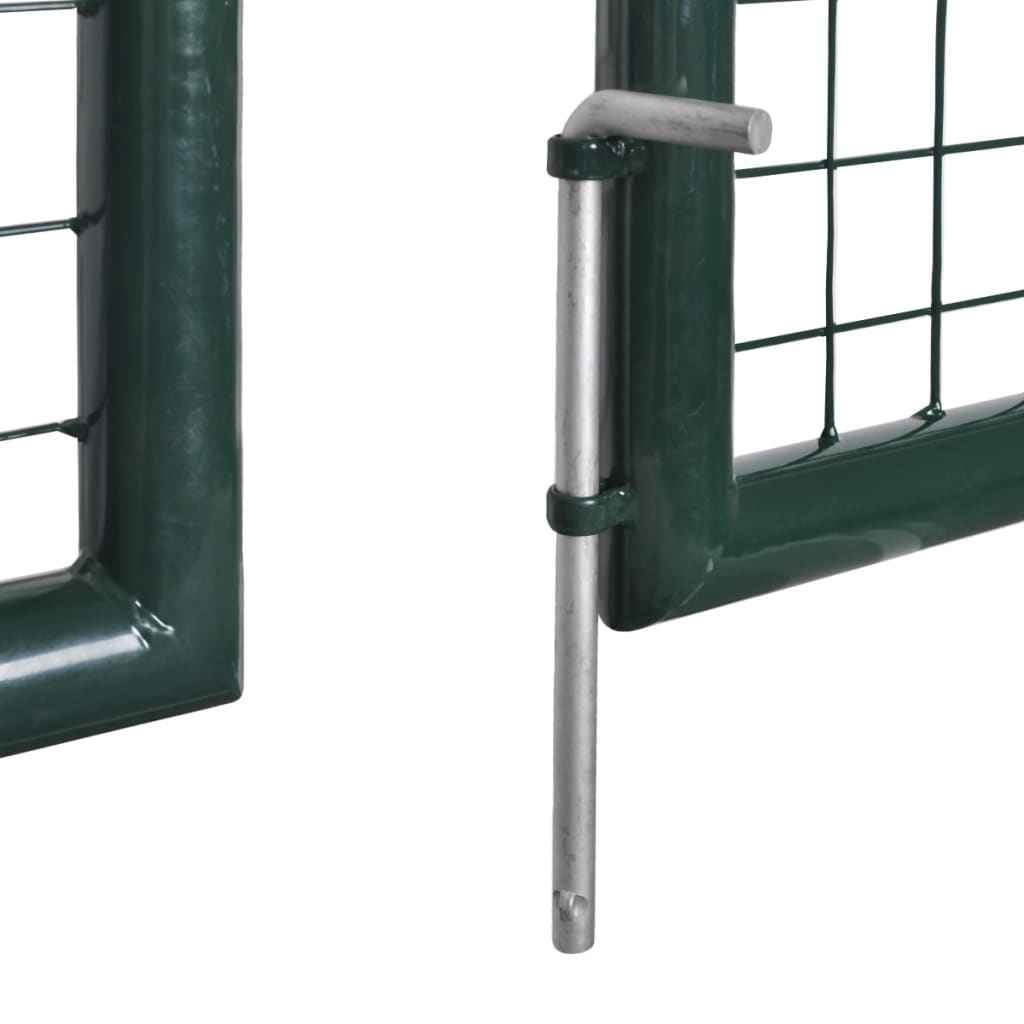 Double Door Fence Gate Powder-Coated Steel- Gates - HomeShopIreland - Home Shop Ireland - Gates - Double Door Fence Gate Powder-Coated Steel