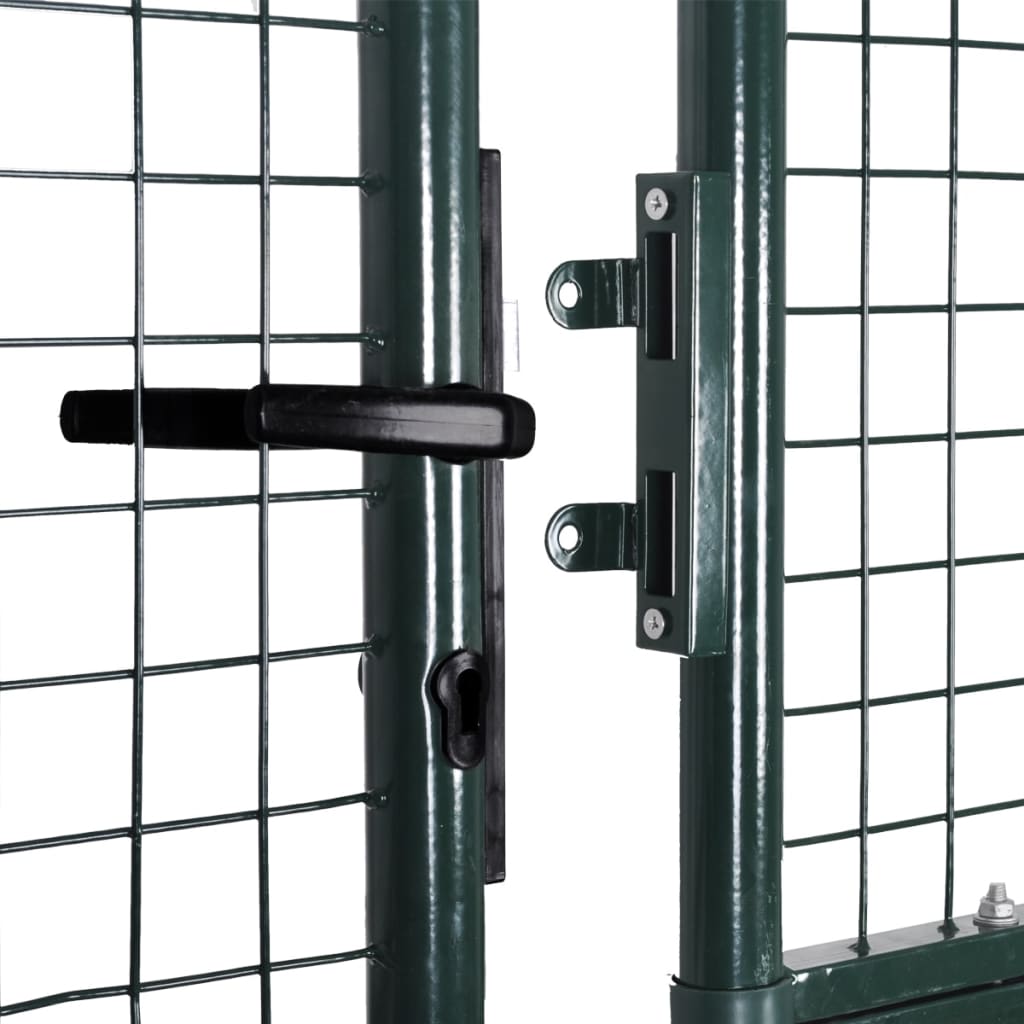 Double Door Fence Gate Powder-Coated Steel- Gates - HomeShopIreland - Home Shop Ireland - Gates - Double Door Fence Gate Powder-Coated Steel