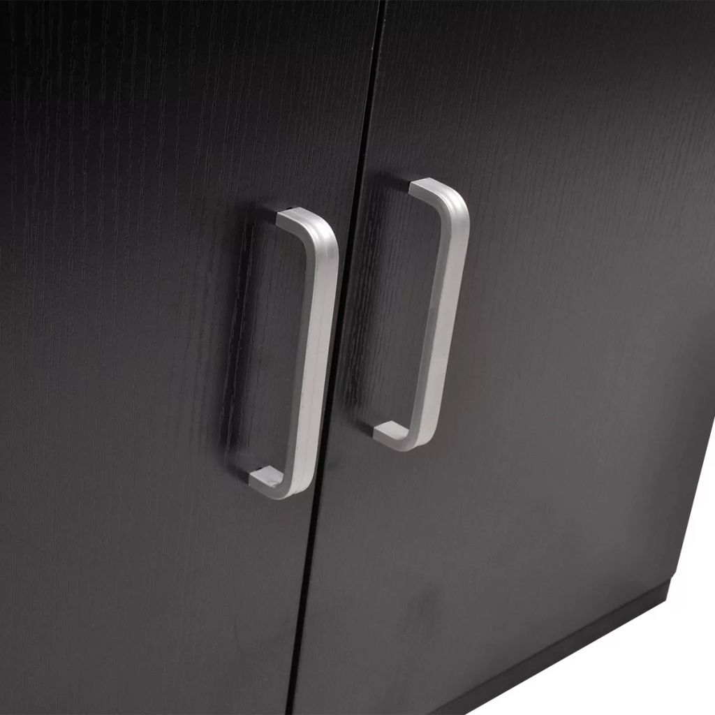 Three Piece Bathroom Furniture and Basin Set Black- Bathroom Furniture Sets - HomeShopIreland - Home Shop Ireland - Bathroom Furniture Sets - Three Piece Bathroom Furniture and Basin Set Black